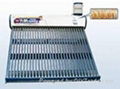 Integrated solar water heater with