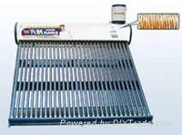 Integrated solar water heater with