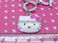 2011 New design Lovely Hello Kitty Enamel Charm Bracelet +Free Shipping 60pc/lot 4