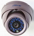 Vandal-proof varifocal  IR dome camera 1