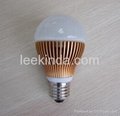 5.5W warm white led bulb light 2