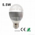 High luminous and CRI 5.5w led bulb e26 1