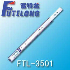 two-section noiseless full extension ball bearing drawer slide