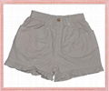 100% cotton baby shorts 1