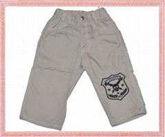 casual children pants wear