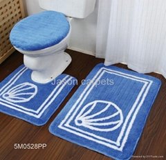 Table tuffted bath mats