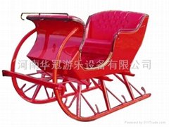 sleigh horse cart