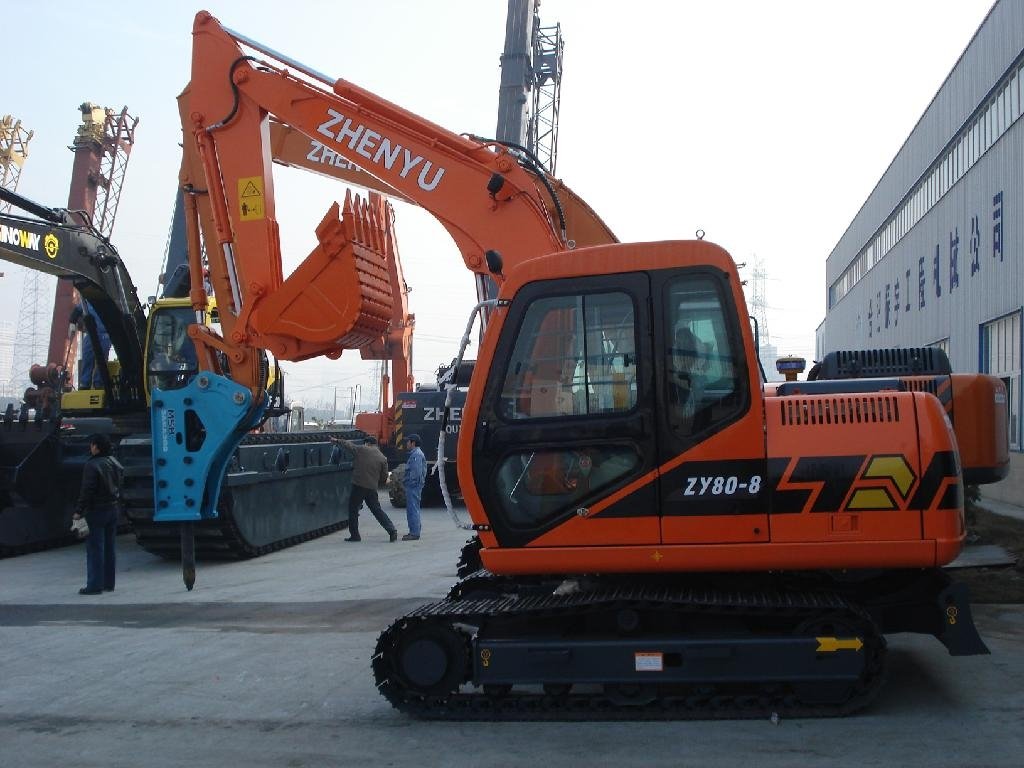 crawler excavator ZY80 with YANMAR engine 