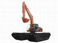 amphibious excavator ZY210SD-2 with