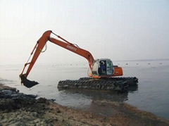 amphibious excavator ZY150SD-1 with ISUZU engine