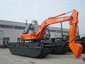 amphibious excavator ZY210SD with ISUZU