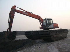 amphibious excavator ZY210SD-1 with ISUZU engine