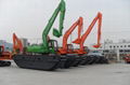 amphibious excavator ZY150SD-2 with ISUZU engine 2