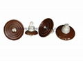 High Voltage Line Disc Type Suspension Porcelain Insulators 1