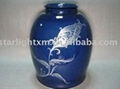 Blue porcelain urn 1