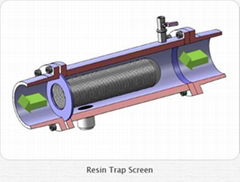 Resin Trap Screen