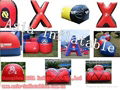 Hot sale camouflage paintball, High Strength High Density PVC Tarpaulin Inflatab