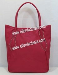 Designer inspired fashion leather bag