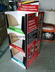 Cardboard Display Stand with 2 Sides 60kgs Can Hold
