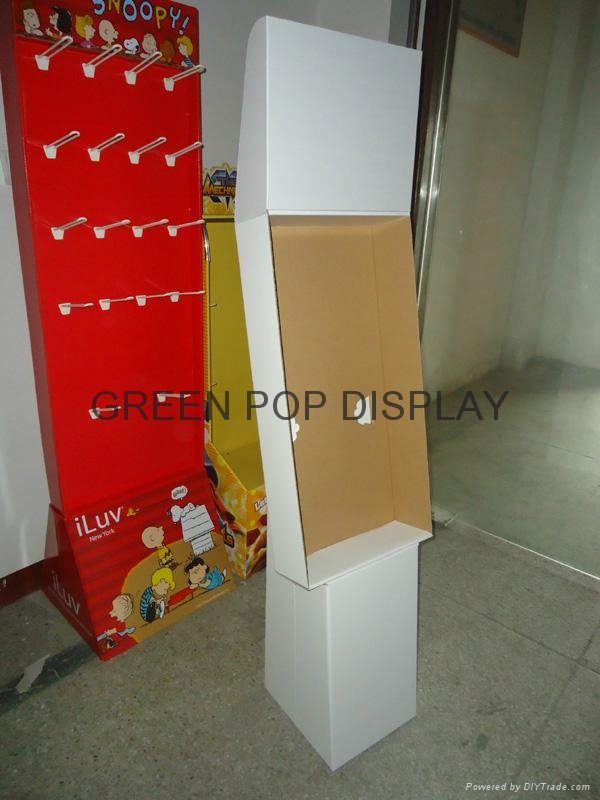 Cardboard Floor Display Stand 2