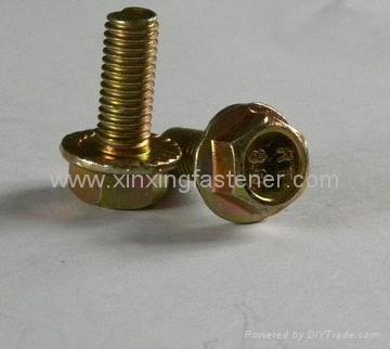 Hexagon bolts with flange  2