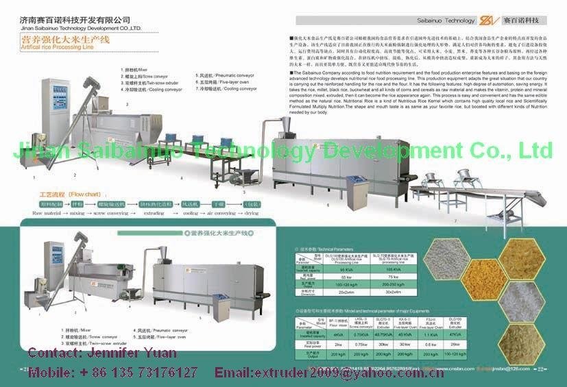 Artificial Rice Processing Line 