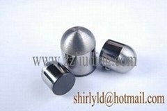 Spherical PDC cutters for steel body bit
