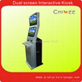 Dual LCD touch screen Information Kiosk