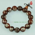 lobular red sandalwod prayer beads