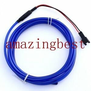 Hign brightness El neon wire hot sale,Diameter3mm 4