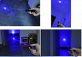  1000mw/1Watt Waterproof focusable blue laser pointer burning torch 4