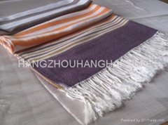 New Designed striated Style Scarf