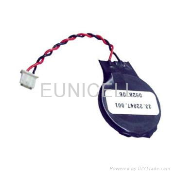 CMOS Battery CR2032 Battery with Wire and Connector 4