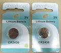 CR2450 3V lithium button cell battery lithium batteries 5