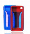 PC+Silicone case for Iphone4G  1