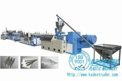 Plastic and wood building board production line/WPC building board production