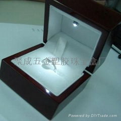 LED light jewelry boxes ring display box