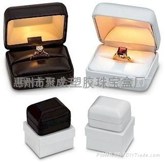 LED light jewelry boxes ring display box