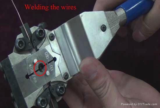 wire bonder /  binding clip, cable cold welding machine 5