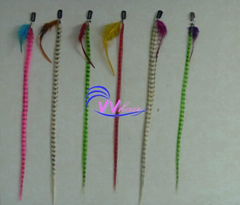 synthetic feather hair extension