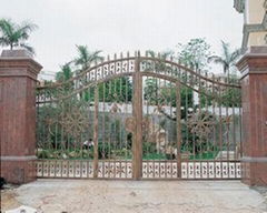 customzied wrought iron gate with high