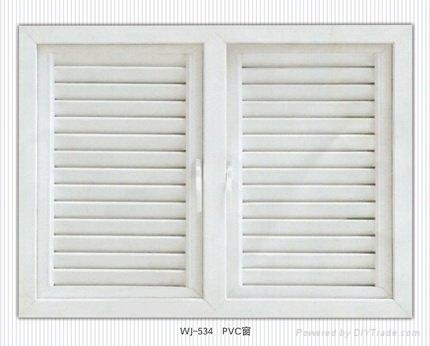2012 Newest and most popular style UPVC shutter windows and doors 5
