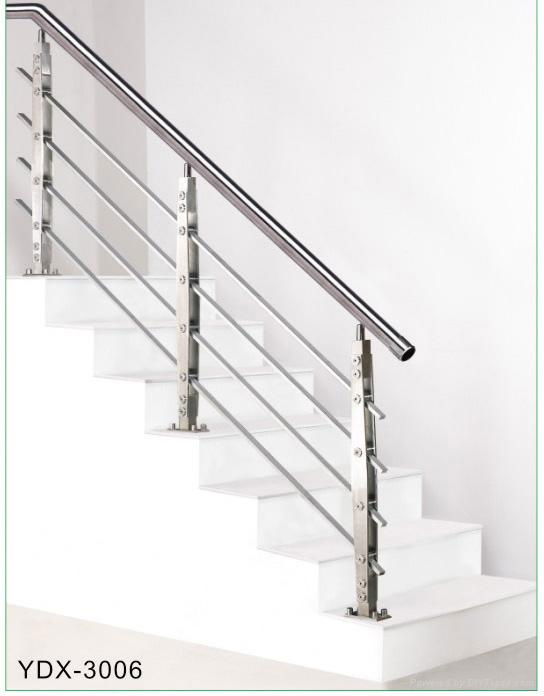 stainless steel handrail and railing with balustrade 2