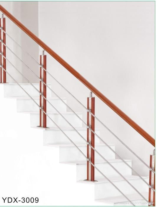 stainless steel handrail and railing with balustrade 3