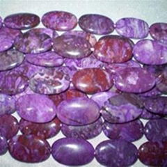 purple jade beads-dyed jade beads-purple gemstones