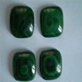 malachite cabochons-malachite jewelry-malachite beads 1