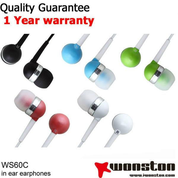 2013 New cheap metal earphone with mic 2