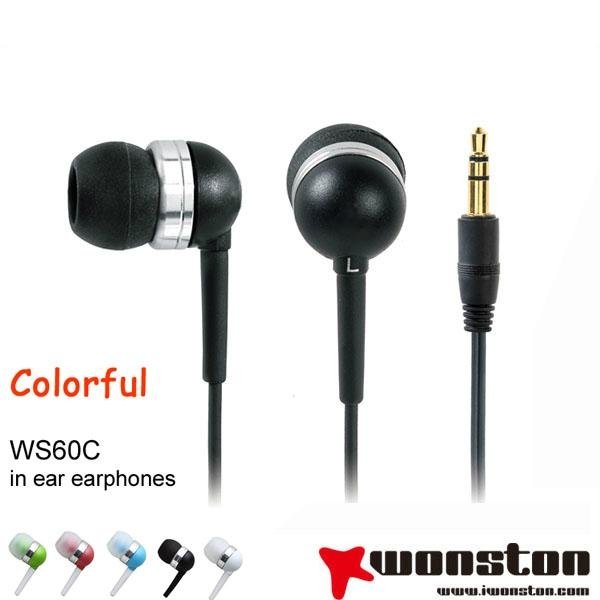 2013  disposable in ear earphone for iphone