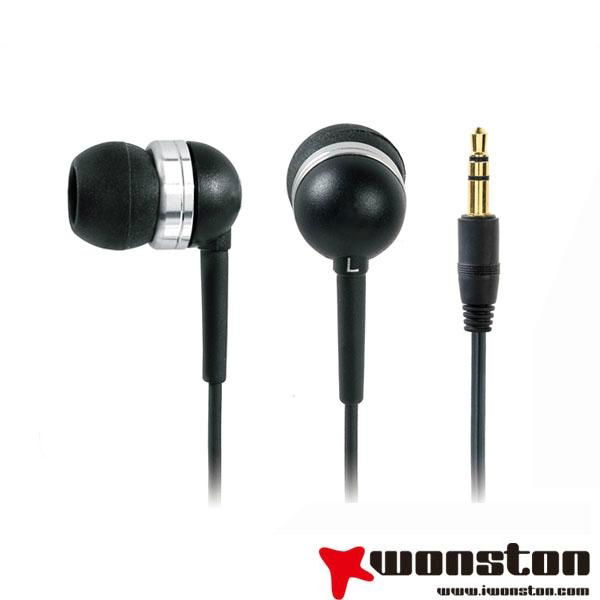 2013  disposable in ear earphone for iphone 3
