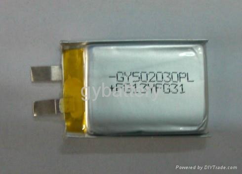 502030Pl-250mAh  li-polymer battery cell